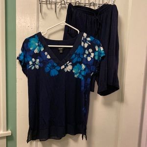 Simply Vera Vera Wang Short Sleeve Shorts Pajama Set